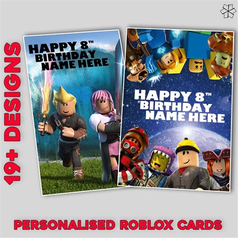 Roblox Birthday Card - Amazon.com