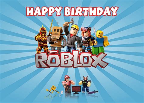 Roblox Birthday Card - Etsy UK