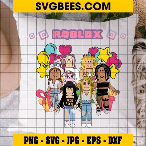 Roblox Birthday Girl SVG Roblox Birthday SVG - SVGbees