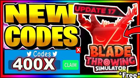 Roblox Blade Throwing Simulator Codes (March 2023)