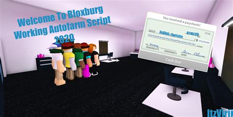 Roblox Bloxburg Autofarm Script 2020 by ItzVirii - Free download on 