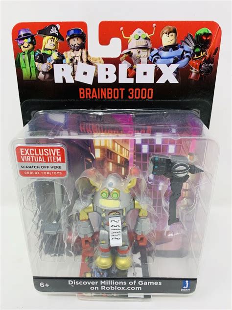 Roblox Brainbot 3000 Action Figure New In Box Robot Toy With 