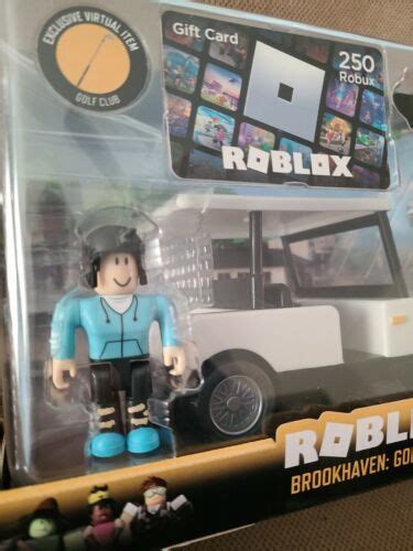 Roblox Brookhaven: Golf Cart With 250 Robux Gift Card Bundle 