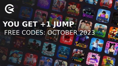 Roblox But Every Second You Get 1 Jump Codes (June 2023 