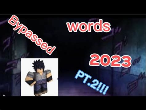 Roblox Bypassed words 2023 (part2) check desc.. - YouTube
