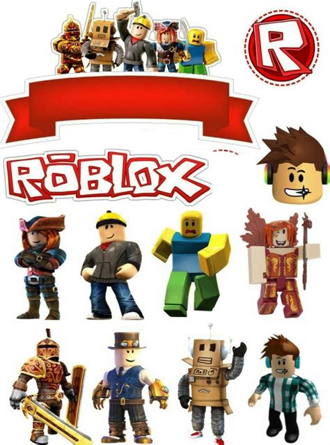 Roblox Cake Topper Printable - Etsy