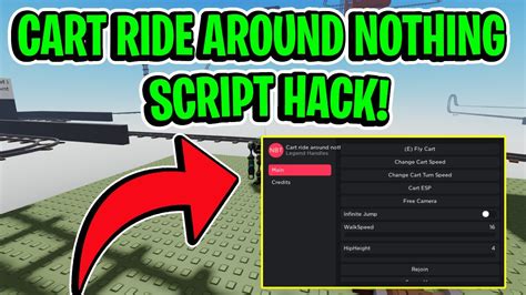 Roblox Cart ride around nothing Script GUI Hack (FLY NOCLIP 