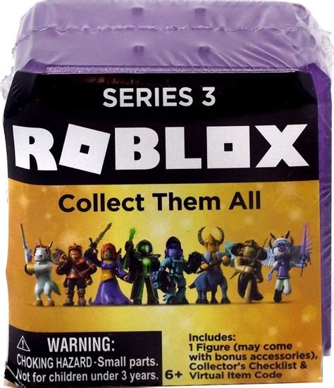 Roblox Celebrity Series 3 Purple Mystery Boxes & Code items 
