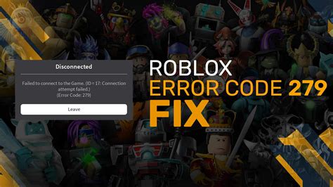 Roblox Code Erreur 279
