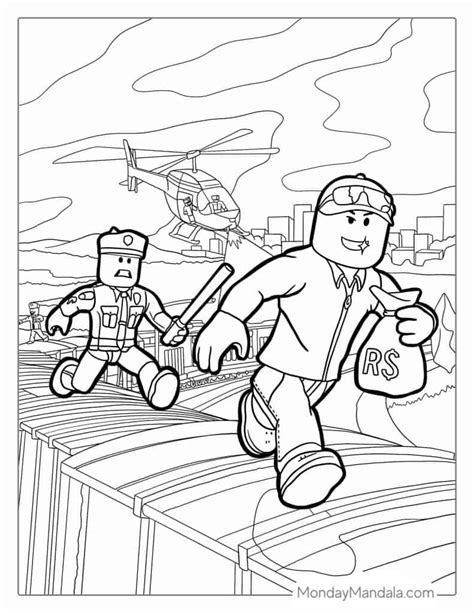 Roblox Coloring Sheet