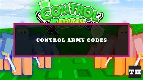 Roblox Control Army codes (May 2023) - Gamepur