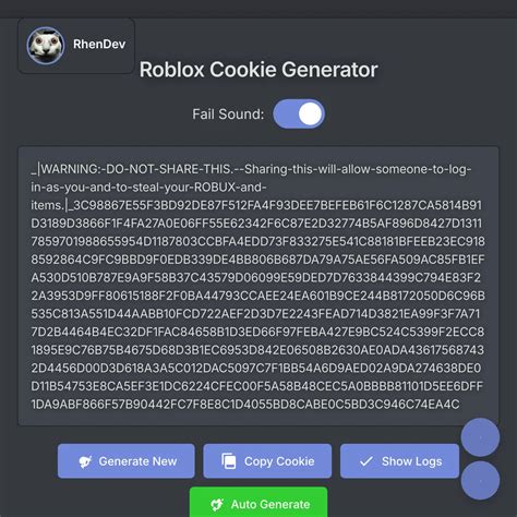 Roblox Cookie Generator Help : r/ROBLOXExploiting