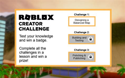 Roblox Creator Challenges and Build It, Play It