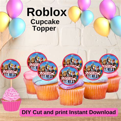 Roblox Cupcake Topper - Amazon.com