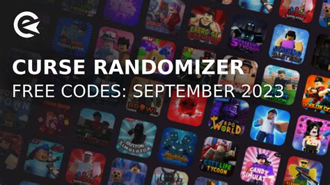 Roblox Curse Randomizer Codes (June 2023): Free Rewards 