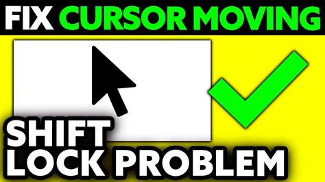 Roblox Cursor Moving In Shift Lock