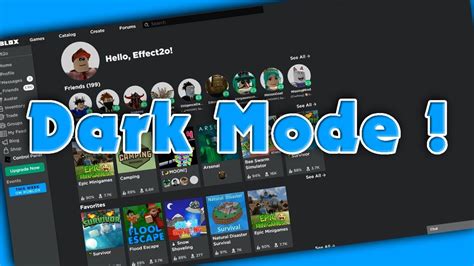 Roblox Dark Mode [BETA]