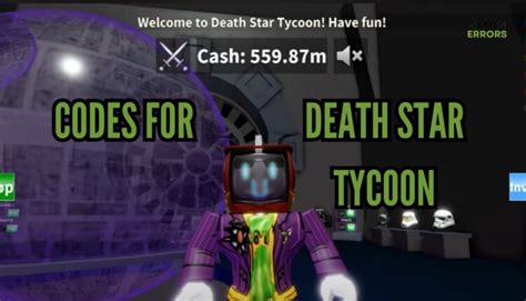 Roblox Death Star Tycoon Codes (June 2023) - Pro Game Guides