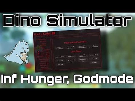 Roblox Dinosaur Simulator GUI Script/Hack - Godmode, Inf oxygen 