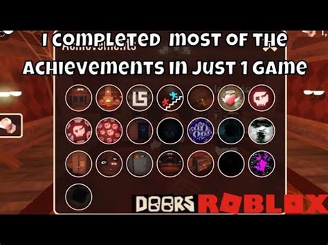 Roblox Doors Achievements Quiz - By RexbeastOverlord