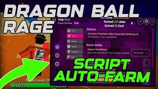 Roblox Dragon Ball Rage Hack/Script AUTO FARM – DECEMBER