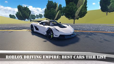 Roblox Driving Empire: Best Cars Tier List Guide - GameSkinny