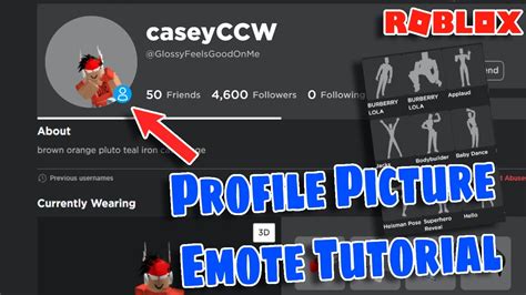Roblox Emote Profile Picture - Tutorial - Cookie Tech