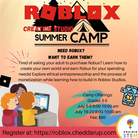 Roblox Entrepreneurship (Summer Camp)