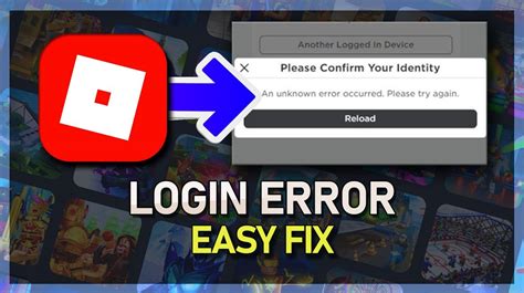 Roblox Error Fix “Please Confirm your Identity an Unknown Error 