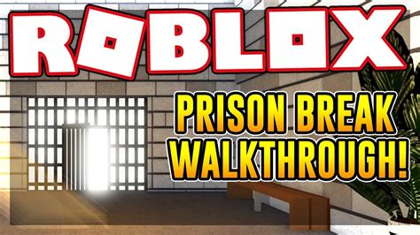 Roblox Escape Room - Prison Break Walk-through 100% - YouTube