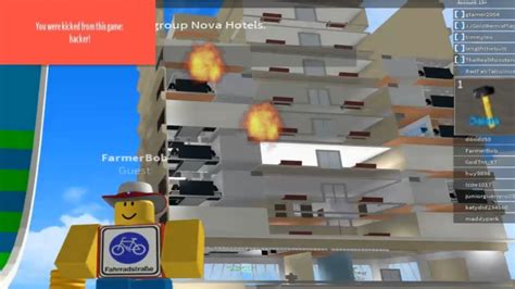 Roblox Exploiting - Hotel Destruction - YouTube