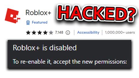 Roblox Extension HACKED - YouTube