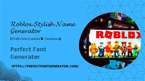 Roblox Font Generator for Cool Names to Copy and Paste