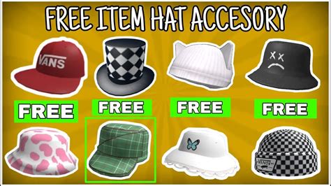 Roblox Free Hat Items