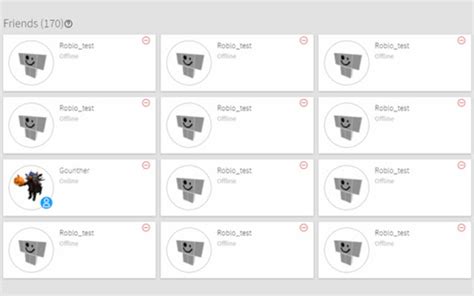 Roblox Friend Removal Button Extension for Chrome
