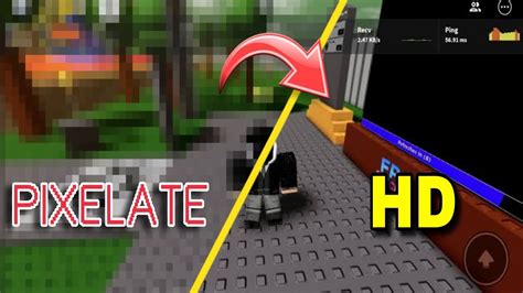 Roblox GUI pixelated, blurry, or textures broken on mobile