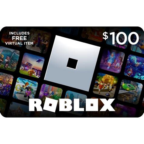 Roblox Game Card $100 Digital Download, Includes Exclusive 