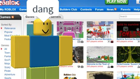 Roblox Games From 10 Years Ago - YouTube
