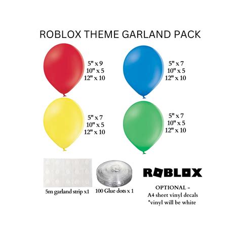 Roblox Garland - Etsy