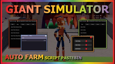 Roblox Giant Simulator Script - Auto Farm GUI & More 2022 - YouTube