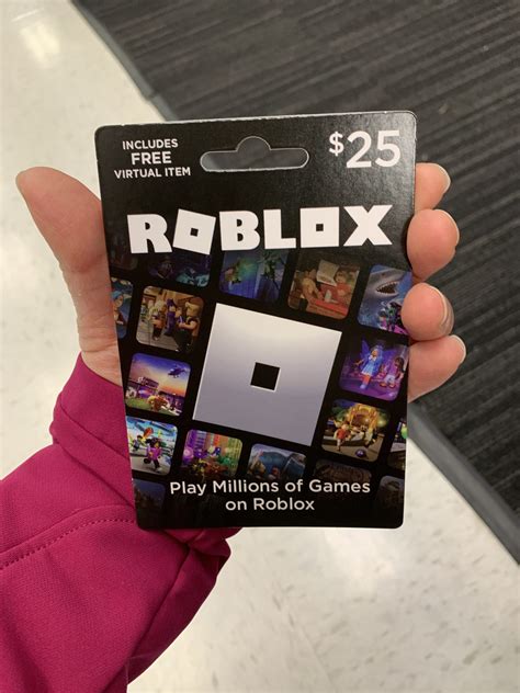 Roblox Gift Card Printable