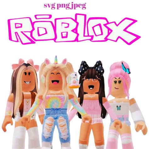 Roblox Girl Svg - Etsy