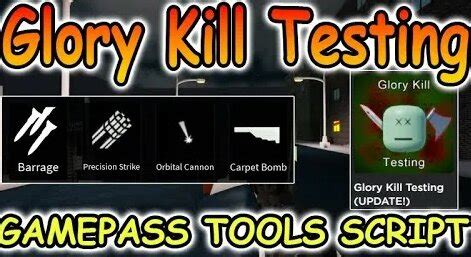 Roblox Glory Kill Testing Script - FREE GAMEPASS TOOLS 2022 