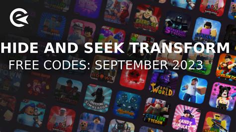 Roblox Hide and Seek Transform Codes (June 2023) - Pro Game 