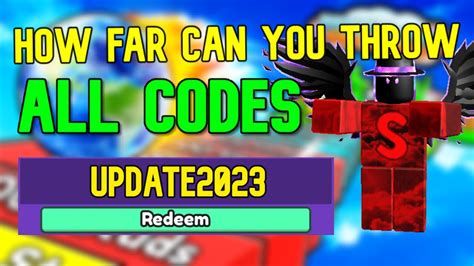 Roblox How Far Can You Throw Codes (February 2023)