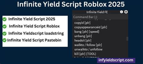 Roblox Infinite Yield Script Pastebin 2021 {L4MT8U}