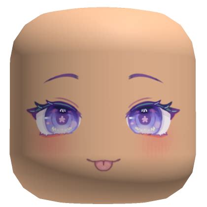 Roblox Item Anime Head - Cute Silly Face\'s Code & Price