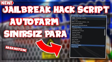 Roblox Jailbreak Hack Script Autofarm GUI (2023 Pastebin) - YouTube