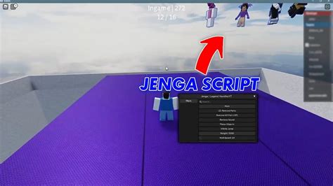 Roblox Jenga Script AUTO WIN REMOVE OBJECTS AND MORE 