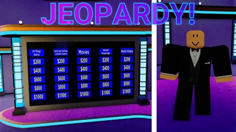 Roblox Jeopardy Template